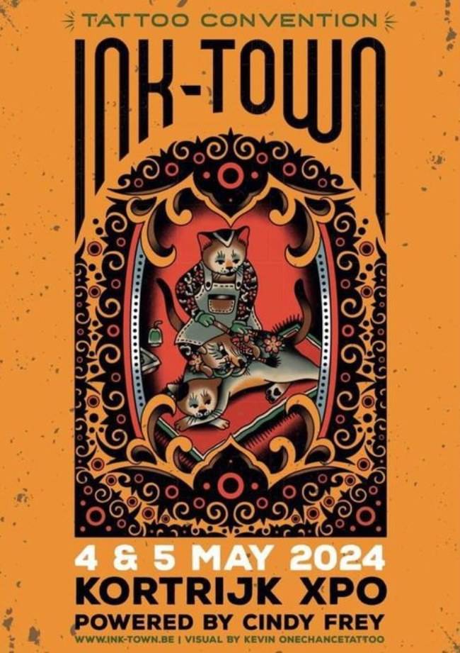 Ink-town Tattoo Convention event poster