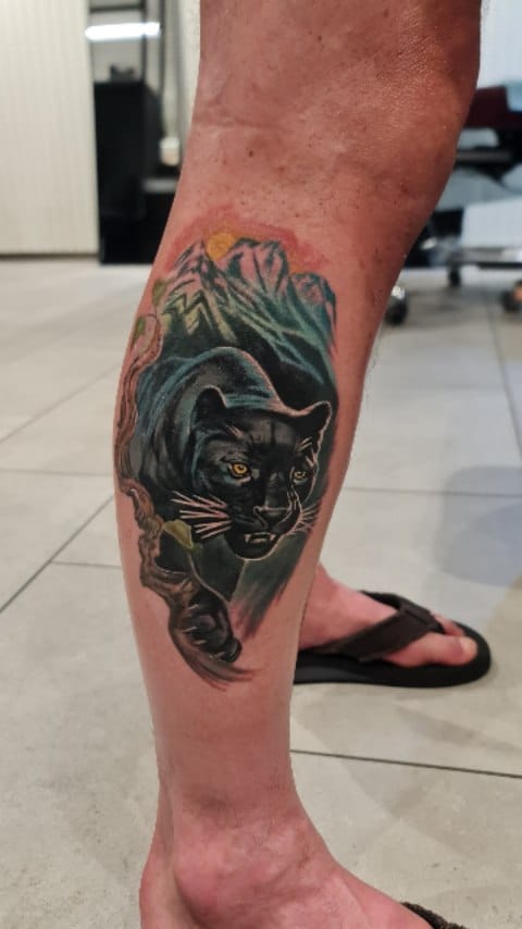 Argustattoo becky dee black panther, tattoo by Becky Dee at Argus Tattoo in Antwerp