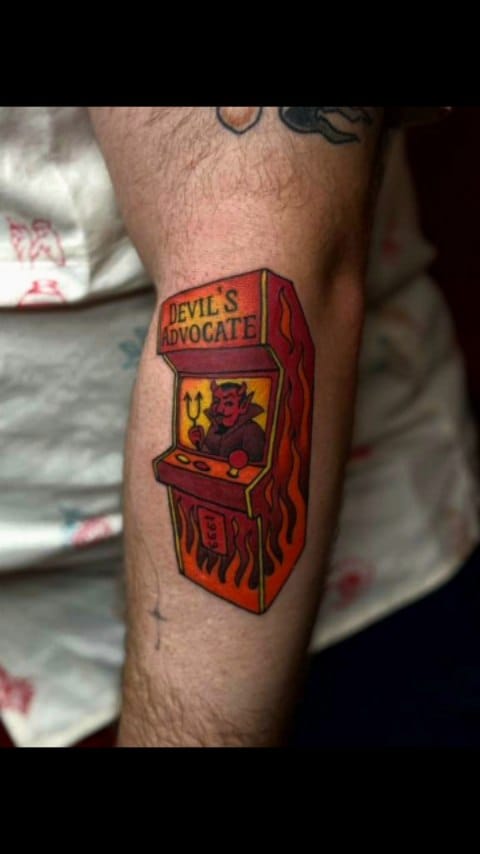 Argustattoo becky dee devils advocate, tattoo by Becky Dee at Argus Tattoo in Antwerp