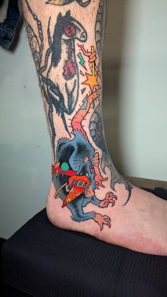 Argustattoo jarrat rat customfit, tattoo by Jarrat Tattoo at Argus Tattoo in Antwerp